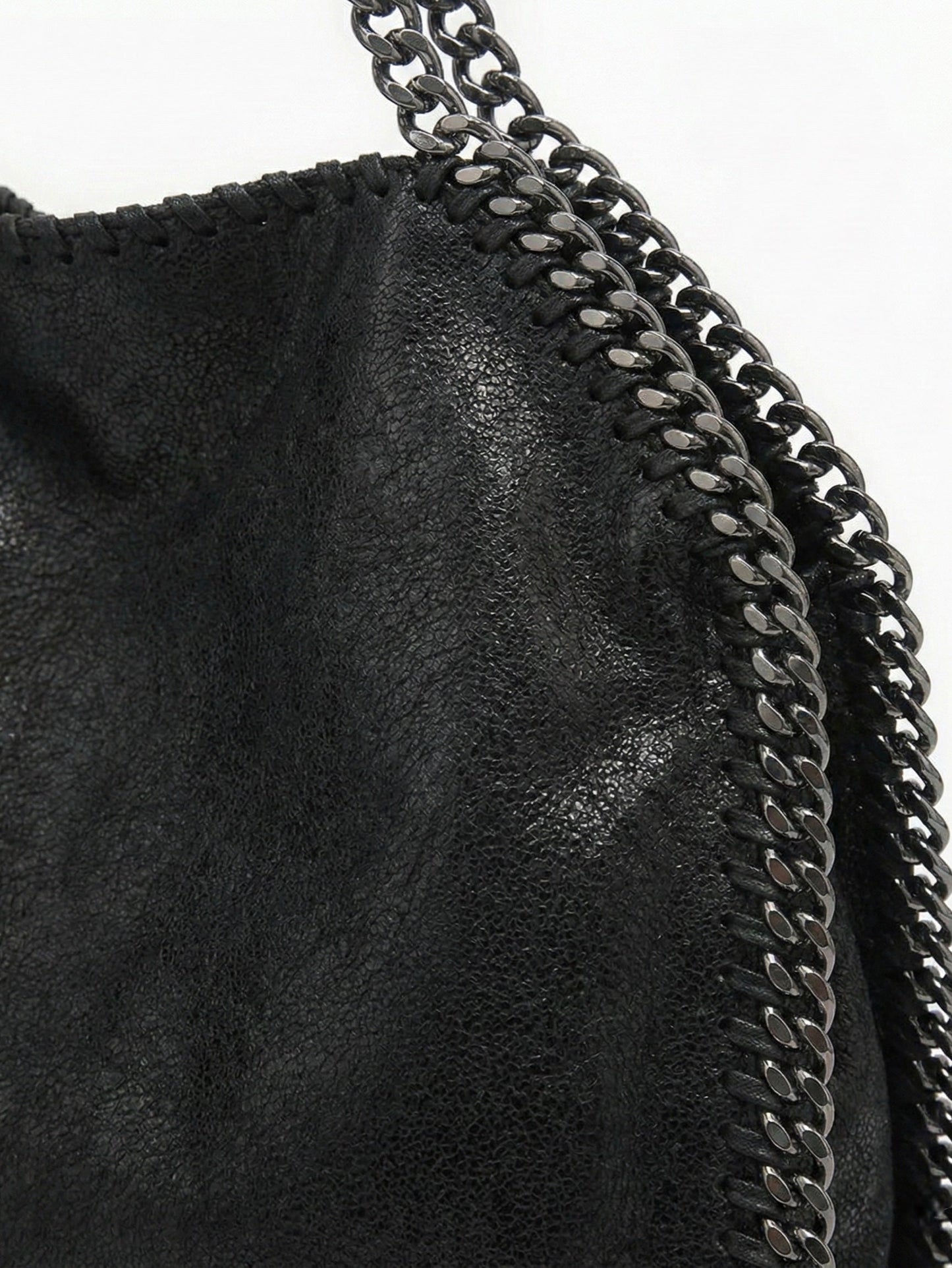 Skyla | Chain Strap Soft Faux Leather Tote Bag