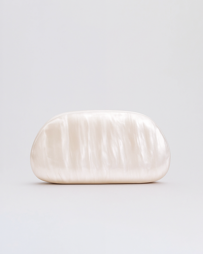 Sculptural Pearl Clutch