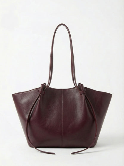 Adele | Leather Shopper Tote Bag