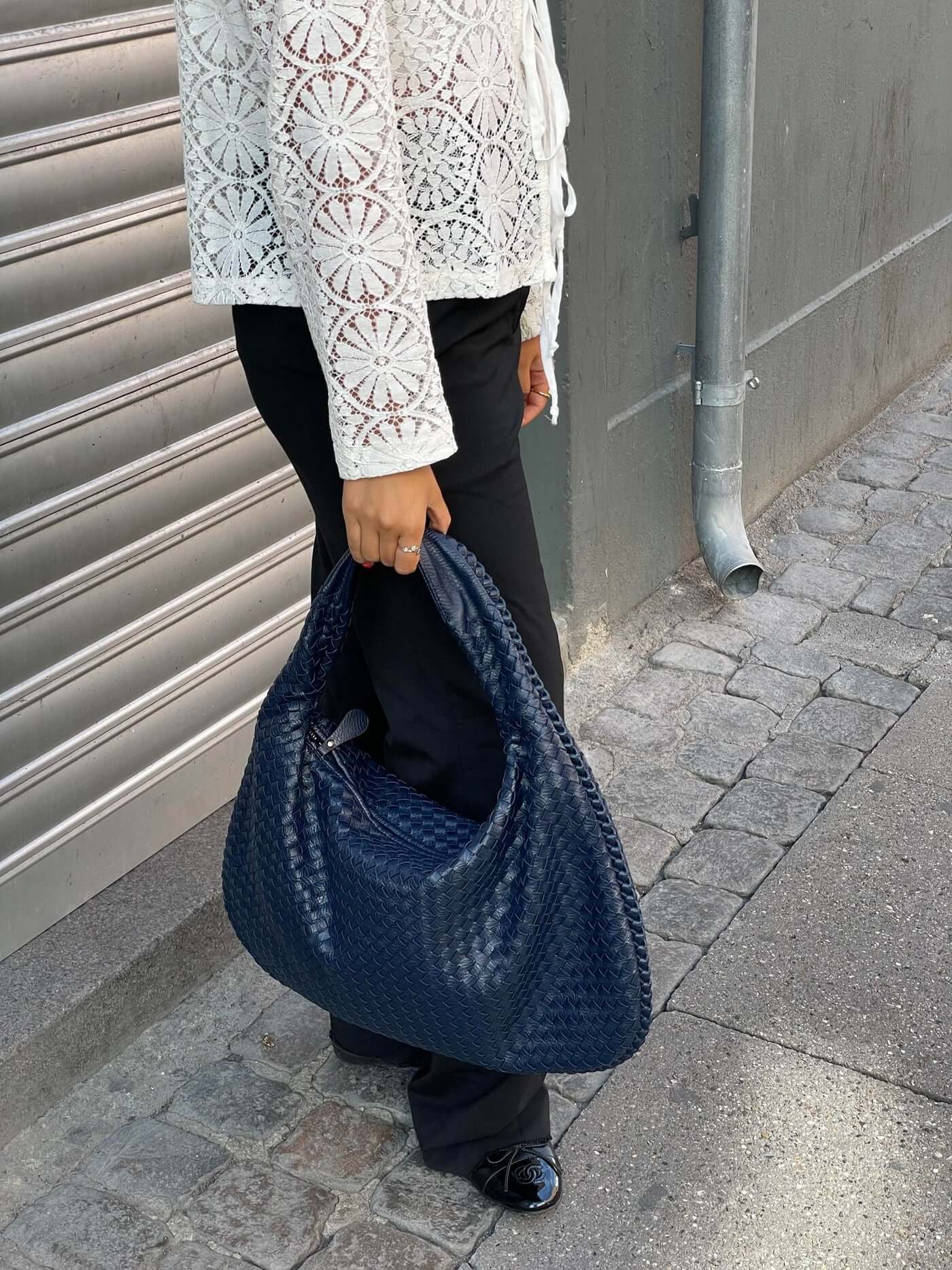 Curlew | Woven Large Shoulder Bag