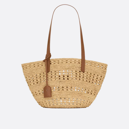 HANDTASCHE AUS RAFFIA