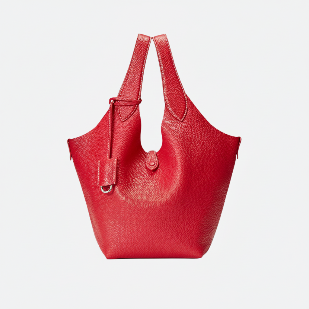 SMALL LEDER TOTE & CROSSBODY BAG