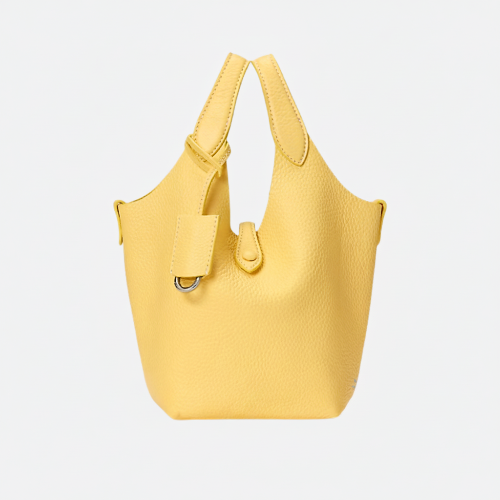 SMALL LEDER TOTE & CROSSBODY BAG