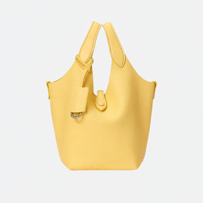 SMALL LEDER TOTE & CROSSBODY BAG
