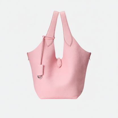 SMALL LEDER TOTE & CROSSBODY BAG