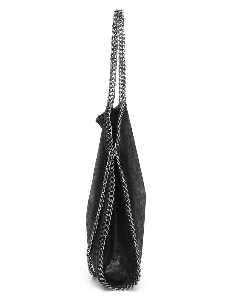 Skyla | Chain Strap Soft Faux Leather Tote Bag
